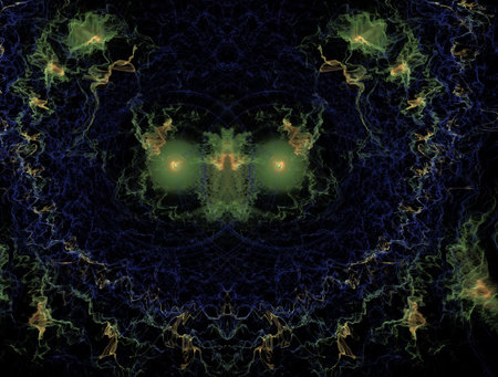 Imaginatory fractal abstract background Imageの写真素材