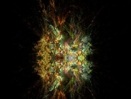 Imaginatory fractal abstract background Imageの写真素材