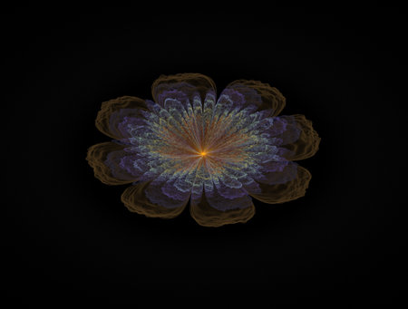 Imaginatory fractal abstract background Imageの写真素材