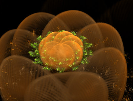 Imaginatory fractal abstract background Imageの写真素材