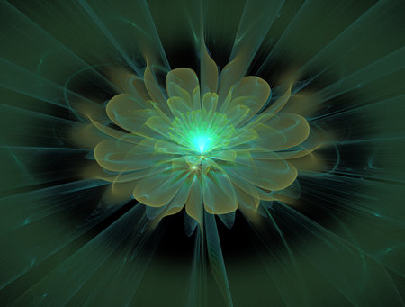 Imaginatory fractal abstract background Imageの写真素材