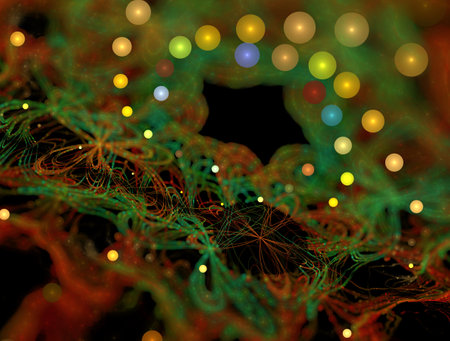 Imaginatory fractal abstract background Image