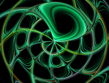 Imaginatory fractal abstract background Imageの写真素材