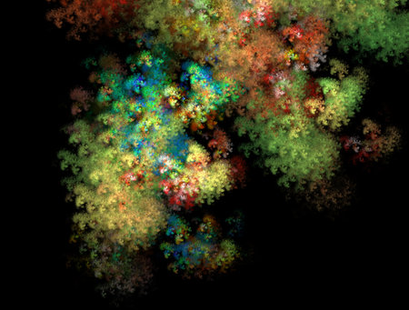 Imaginatory fractal abstract background Imageの写真素材