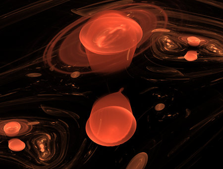 Imaginatory fractal abstract background Imageの写真素材