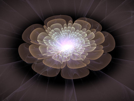 Imaginatory fractal abstract background Imageの写真素材