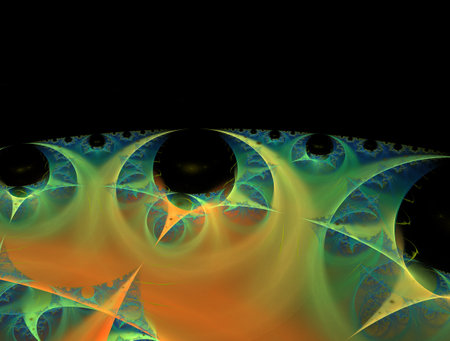 Imaginatory fractal abstract background Imageの写真素材