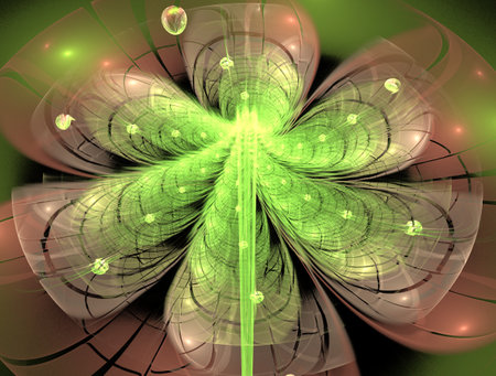 Imaginatory fractal abstract background Imageの写真素材
