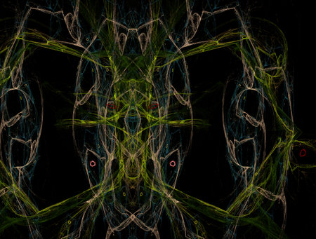 Imaginatory fractal abstract background Imageの写真素材
