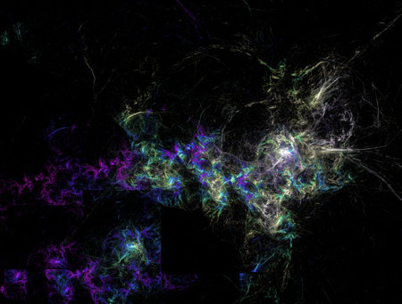 Imaginatory fractal abstract background Imageの写真素材