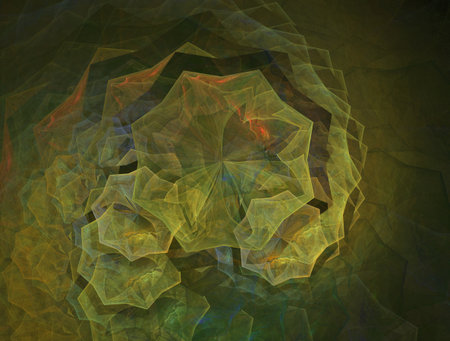 Imaginatory fractal abstract background Imageの写真素材