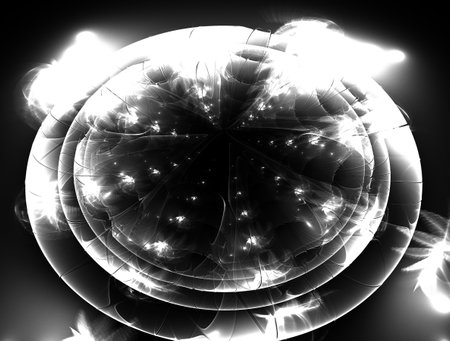 Imaginatory fractal abstract background Imageの写真素材