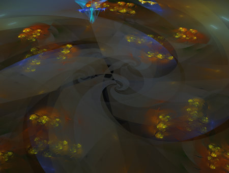 Imaginatory fractal abstract background Image