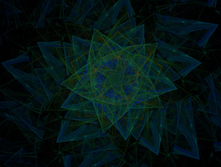 Imaginatory fractal abstract background Imageの写真素材