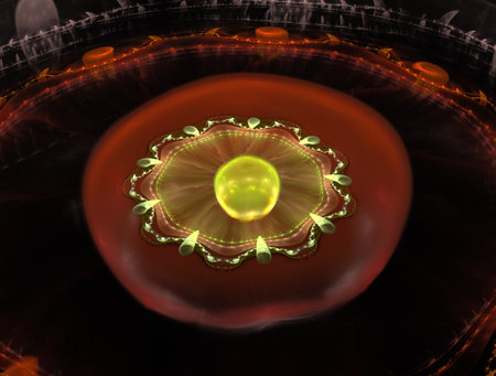 Imaginatory fractal abstract background Imageの写真素材