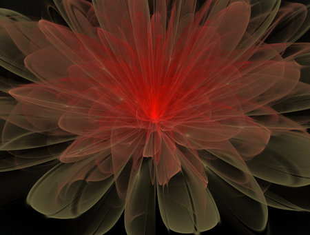 Imaginatory fractal abstract background Imageの写真素材