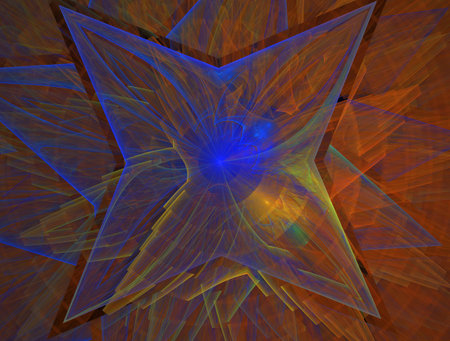 Imaginatory fractal abstract background Imageの写真素材