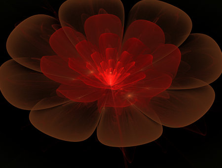 Imaginatory fractal abstract background Imageの写真素材