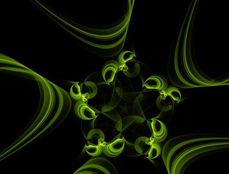 Imaginatory fractal abstract background Imageの写真素材