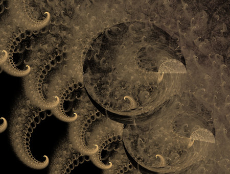 Imaginatory fractal abstract background Imageの写真素材