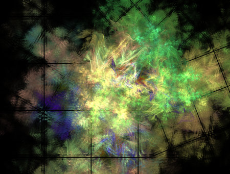 Imaginatory fractal abstract background Imageの写真素材