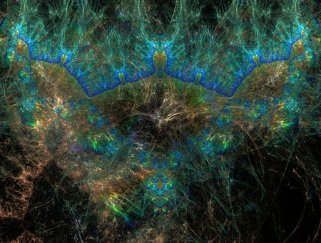 Imaginatory fractal abstract background Imageの写真素材