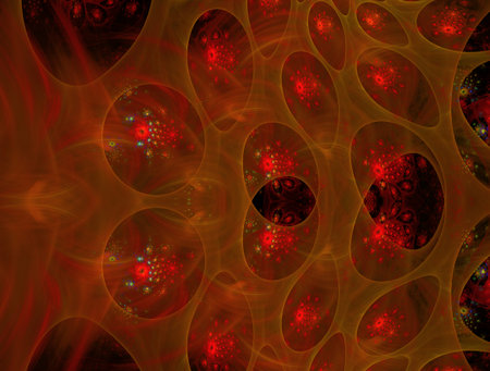 Imaginatory fractal abstract background Imageの写真素材