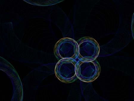 Imaginatory fractal abstract background Imageの写真素材