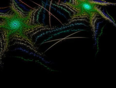 Imaginatory fractal abstract background Imageの写真素材