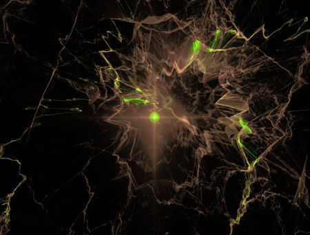 Imaginatory fractal abstract background Imageの写真素材
