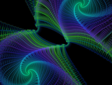Imaginatory fractal abstract background Imageの写真素材