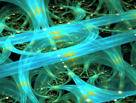 Imaginatory fractal abstract background Imageの写真素材