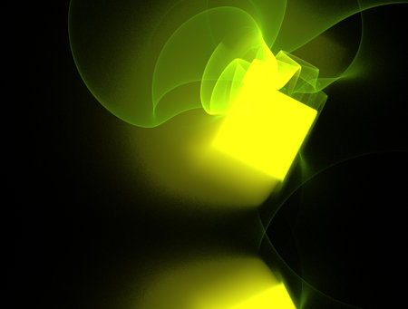 Imaginatory fractal abstract background Imageの写真素材