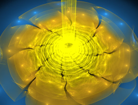 Imaginatory fractal abstract background Imageの写真素材