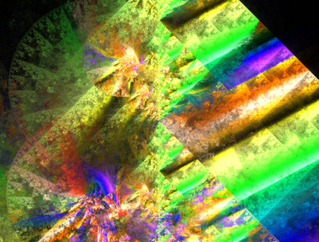 Imaginatory fractal abstract background Imageの写真素材