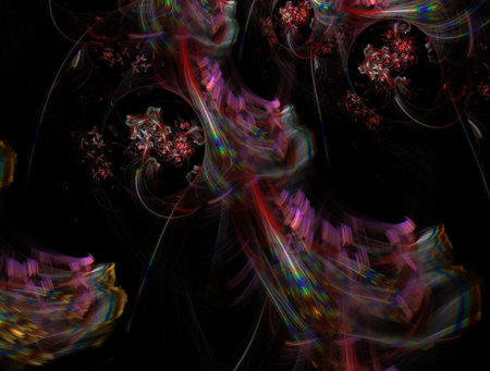 Imaginatory fractal abstract background Imageの写真素材