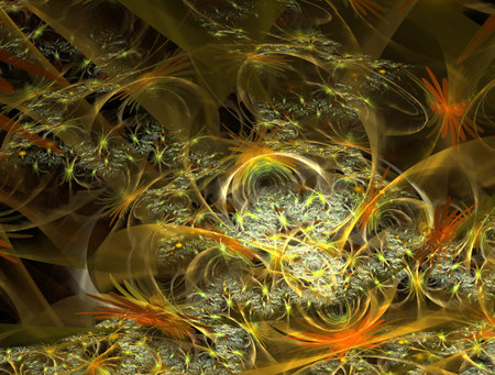 Imaginatory fractal abstract background Imageの写真素材