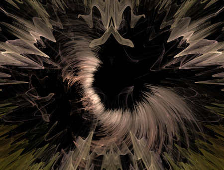Imaginatory fractal abstract background Imageの写真素材