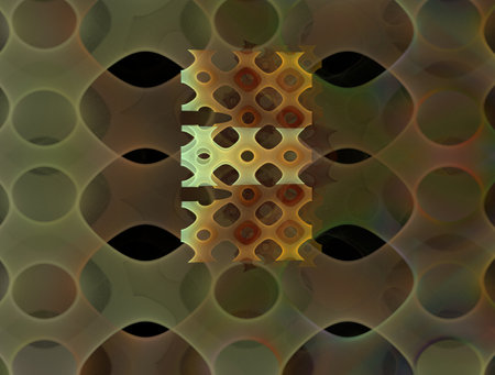 Imaginatory fractal abstract background Image