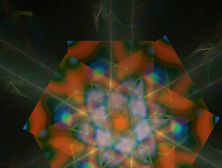 Imaginatory fractal abstract background Image