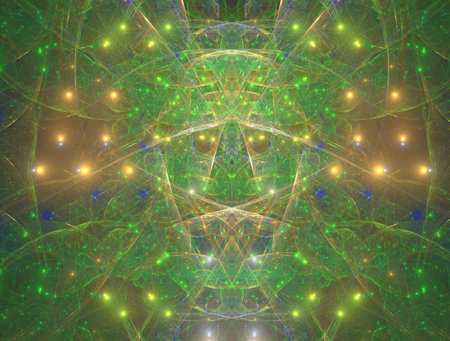 Imaginatory fractal abstract background Image