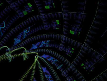 Imaginatory fractal abstract background Image