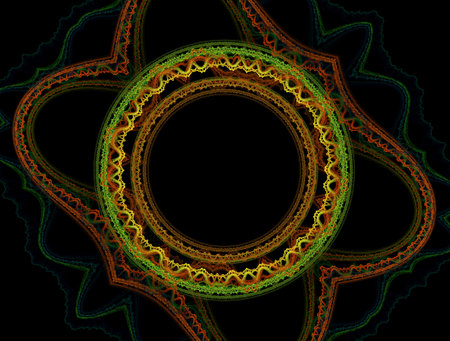 Imaginatory fractal abstract background Imageの写真素材