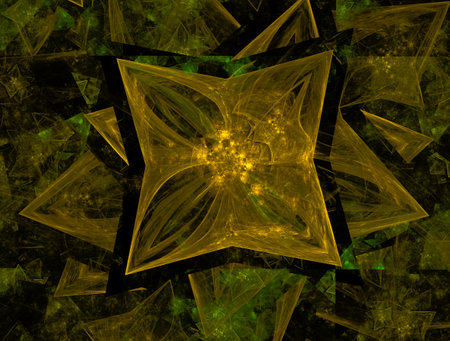 Imaginatory fractal abstract background Imageの写真素材