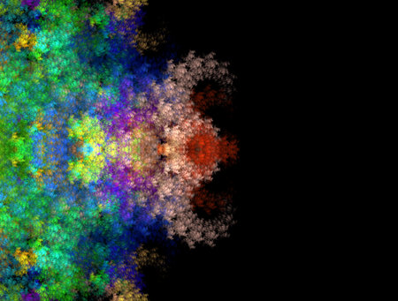 Imaginatory fractal abstract background Imageの写真素材