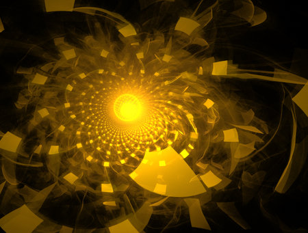 Imaginatory fractal abstract background Imageの写真素材
