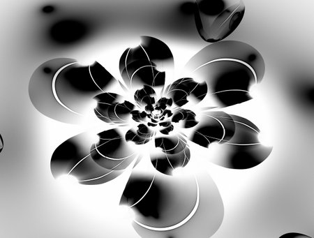 Imaginatory fractal abstract background Imageの写真素材