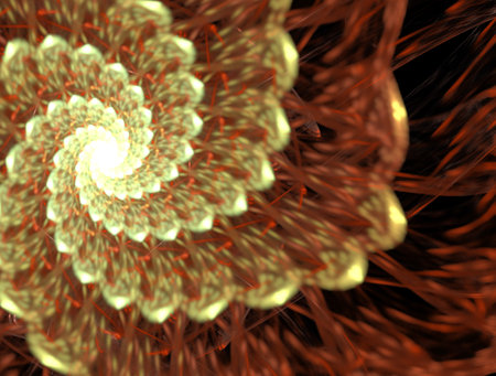 Imaginatory fractal abstract background Imageの写真素材
