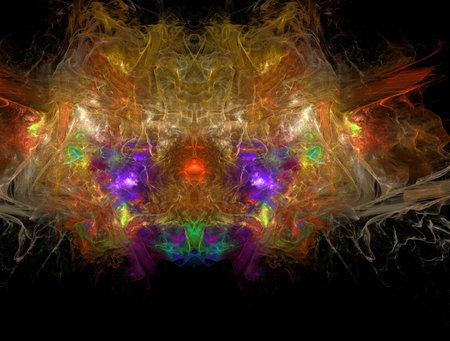 Imaginatory fractal abstract background Imageの写真素材