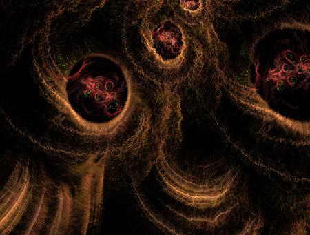 Imaginatory fractal abstract background Imageの写真素材